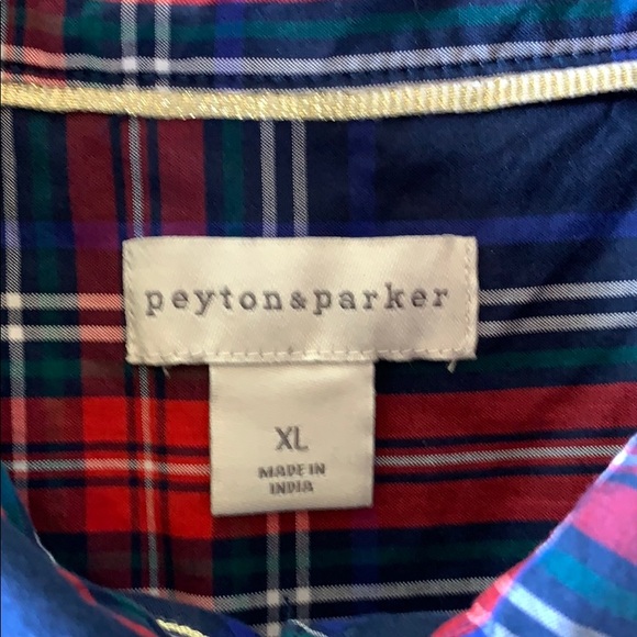 Plaid print blouse - Picture 3 of 4